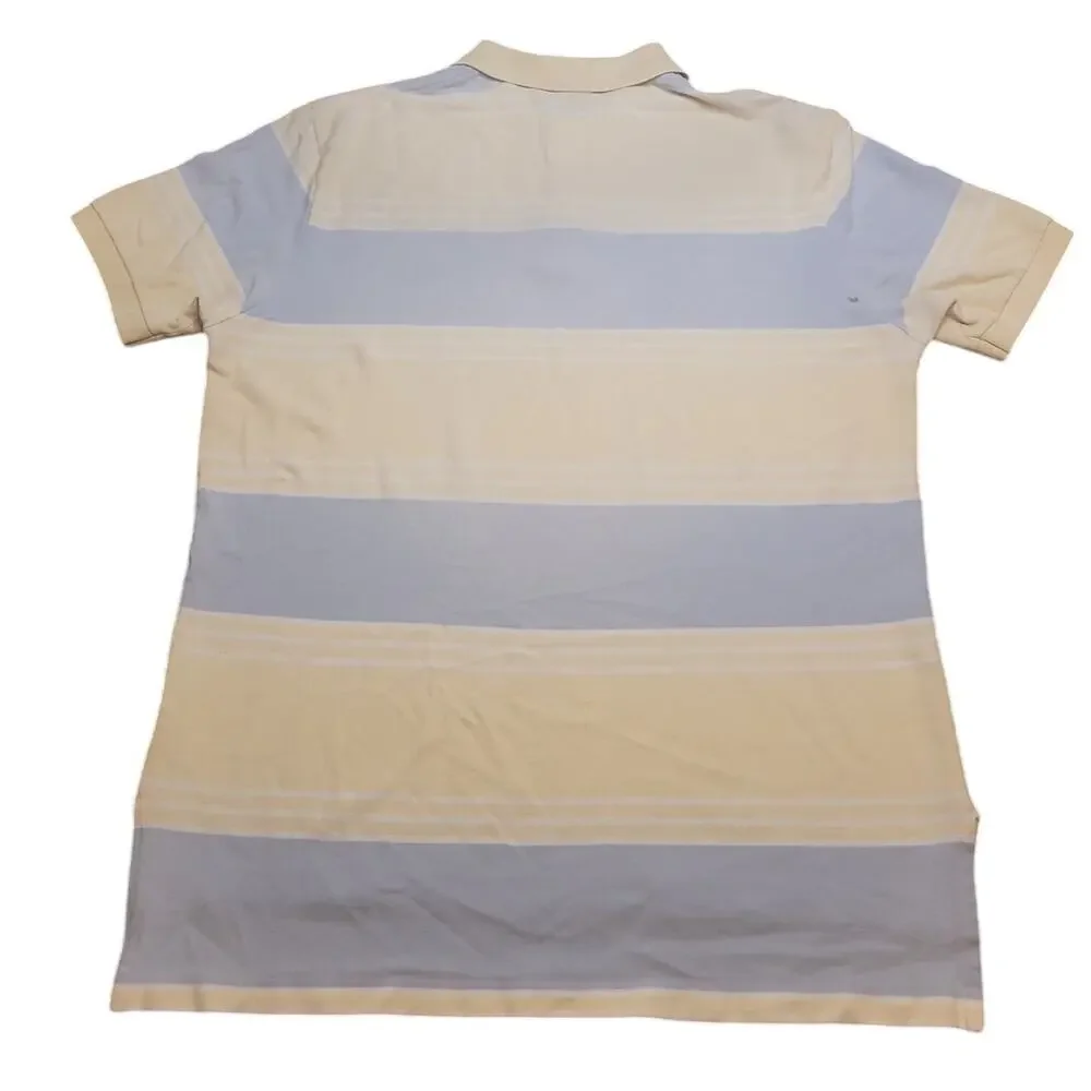 VTG Ralph Lauren Polo Rugby Shirt Men’s L 90s Preppy Color Block Striped